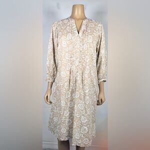 J. McLaughlin Women’s Size Medium Floral Pattern 100% Cotton Dress